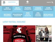 Tablet Screenshot of footballmidnorthcoast.com